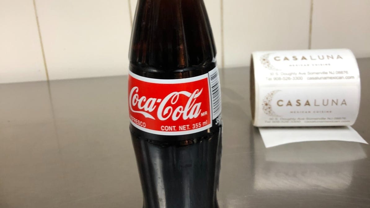 Mexican Coca Cola.