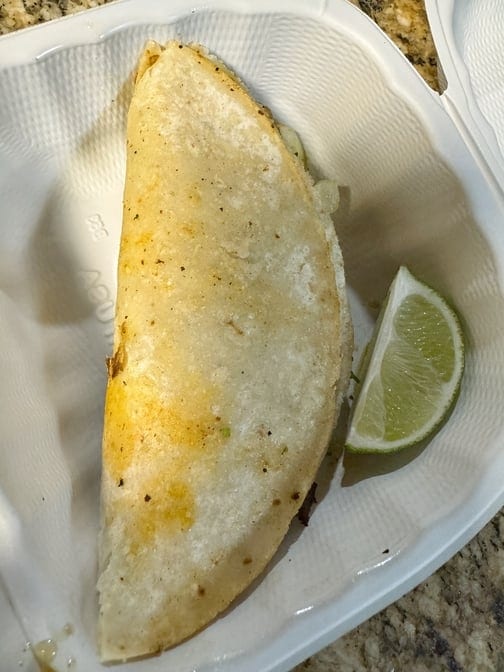 Traditional Taco each.