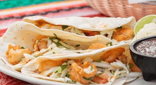 Fish Tacos Lunch.
